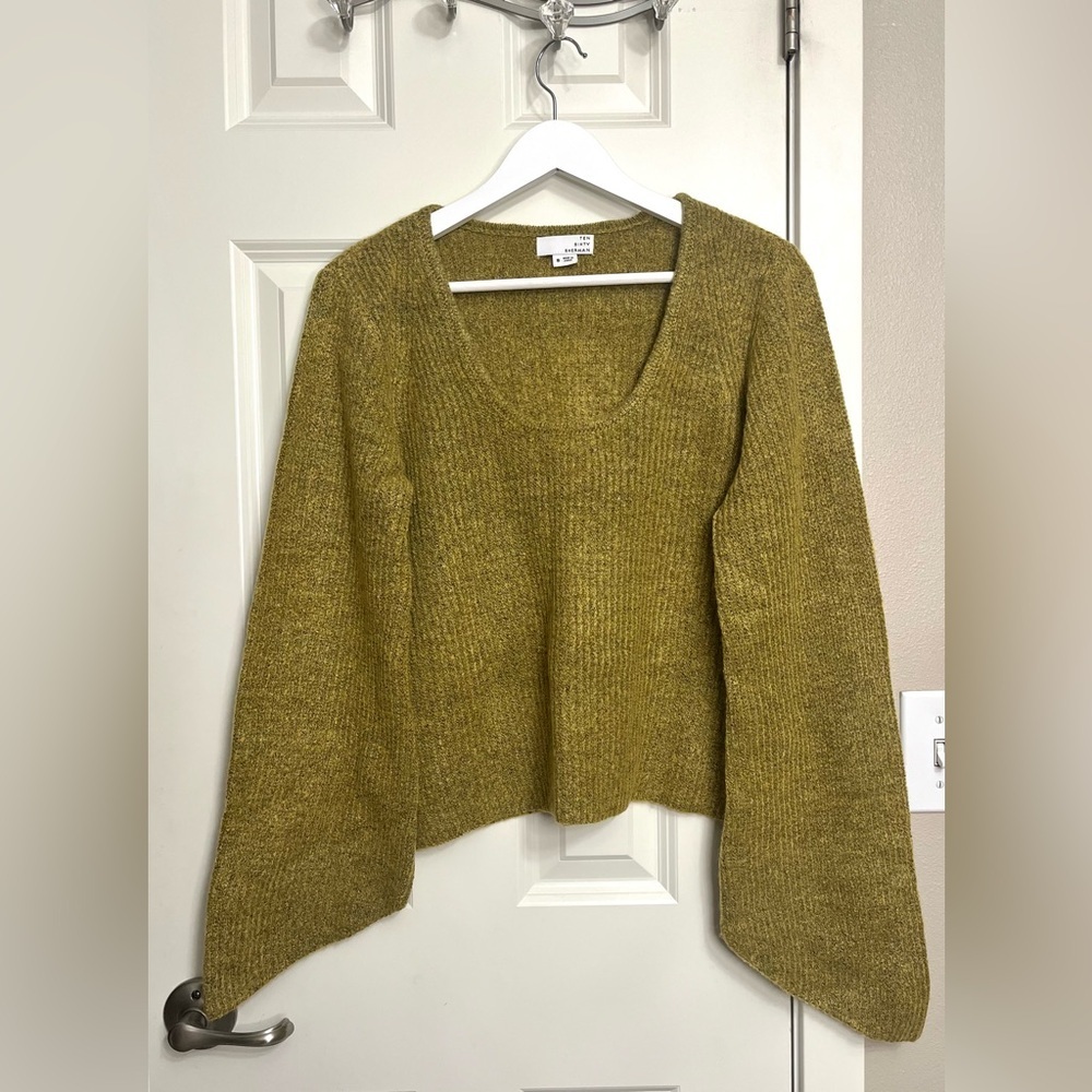 Ten Sixty Sherman Bell Sleeve Scoop Neck Sweater NWOT